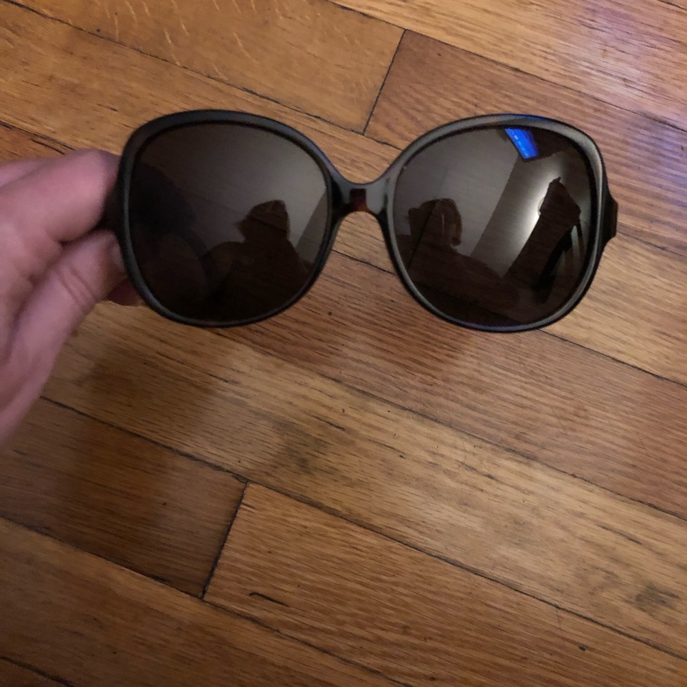 Fendi penguin stripe over sized sunglasses